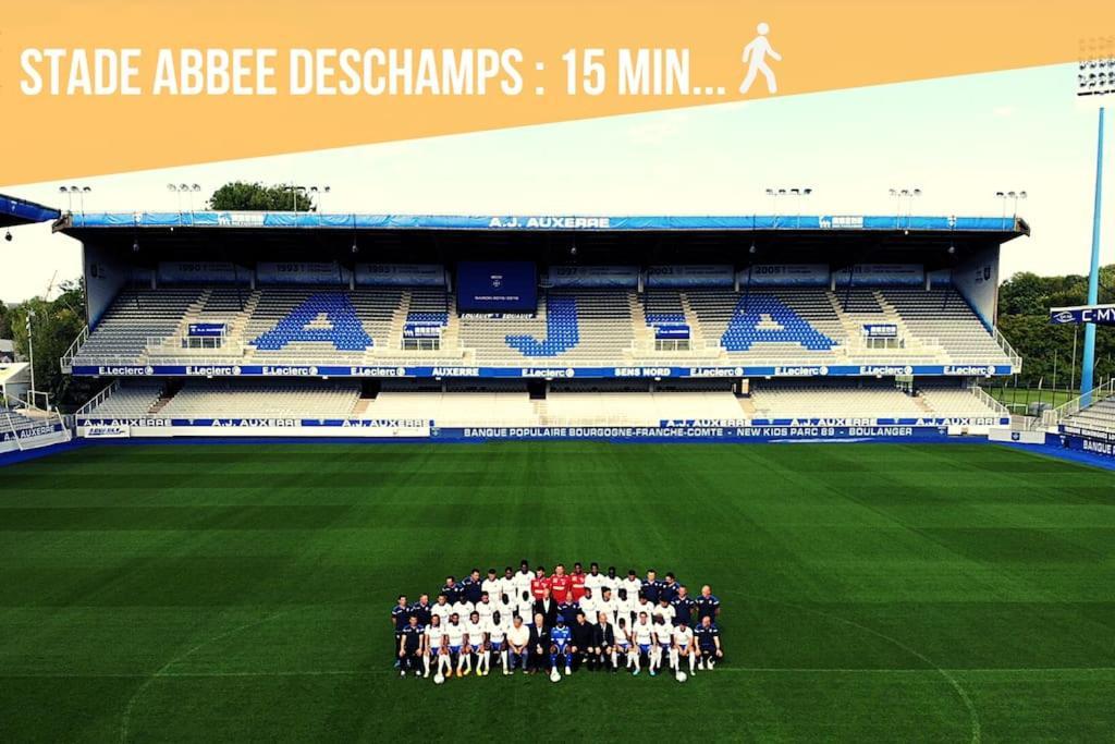 La Belle Pause - Studio Auxerre Proche Parking Eksteriør bilde
